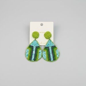 Willow Beaded Drop Earrings
